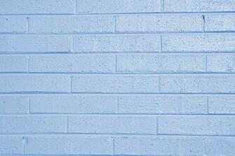 Baby Blue Painted Brick Wall Texture High Resolution Photo