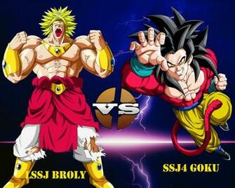 Goku Ssj4 Vs Broly Ssj2 Fondo De Pantalla