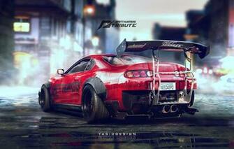 Wallpaper Toyota Drift Supra Tuning Spoiler Need For Speed