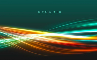 Orange Blue Dynamic Lights Desktop Wanted Wallpaper