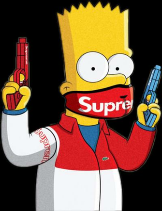 Bart Simpson Simpsons Bartsimpson Gang Supreme Trap
