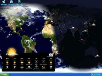 Living Earth Desktop See The From Space On Your
