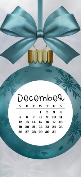 December Calendar Wallpaper Cute iPhone Background