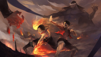 Ace Luffy Whitebeard Marco One Piece 4k Wallpaper