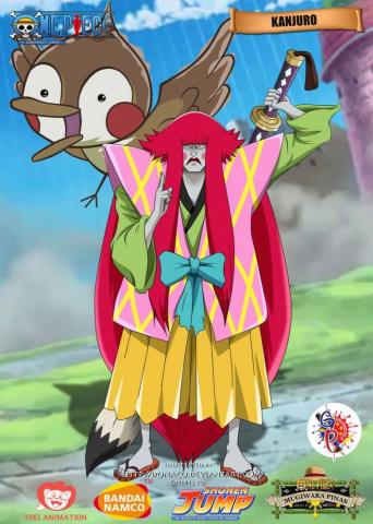 Kanjuro Anime One Piece Manga Drawing