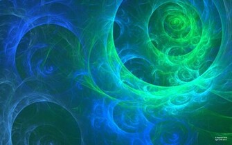 Teal Green Fractal Wallpaper By Radman1919