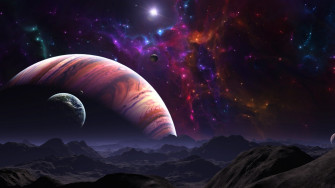 Galaxy Space Fantasy Science Fiction Laptop Full HD