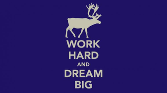 Work Hard And Dream Big Wallpaper Quote