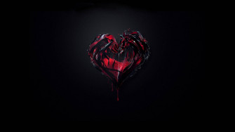 Black Heart Wallpaper