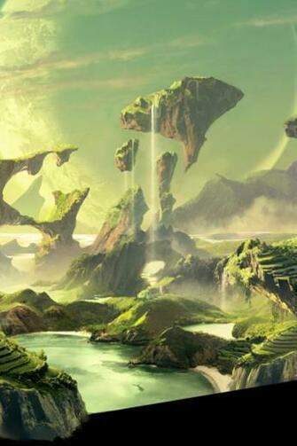 Alien World Wallpaper For iPhone