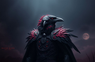 Blood Raven X Suit Wallpaper