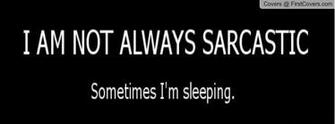 Sarcasm Fb Cover Profile
