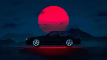 Nissan Skyline Gt R Artwork Wallpaper