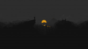 Firewatch Dark Version Background Wallpaper