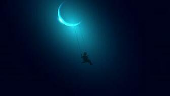 On The Moon Wallpaper Digital Art HD HDwallpaper Net