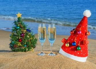 Back Gallery For Christmas Beach Wallpaper