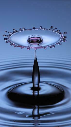 Abstract Water Drop Flower iPhone Plus HD Wallpaper Ipod