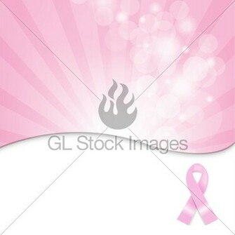 Breast Cancer Ribbon Background