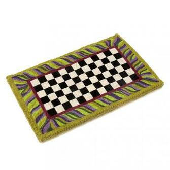 Mackenzie Childs Courtly Check Entrance Mat At Amara
