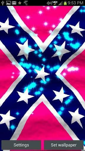 Pink Rebel Flag Live Wallpaper Is A
