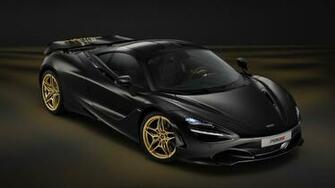 Mclaren 720s Mso Black And Gold UHD 4k Wallpaper
