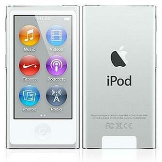 Blue Ipod Nano 7th Generation Apple 16gb Silver