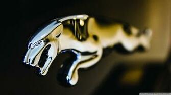Jaguar Logo Close Up 4k HD Desktop Wallpaper For Ultra Tv