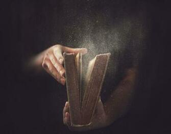Old Book Hands Dust Desktop Wallpaper