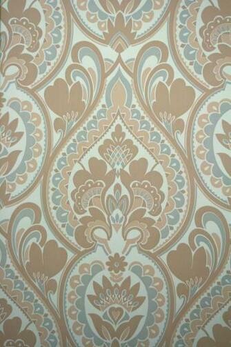 Stylish Vintage Baroque Vinyl Wallpaper Antique