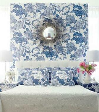 Thibaut Tea House Cut Paper Wallpaper Alexander Interiors Designer