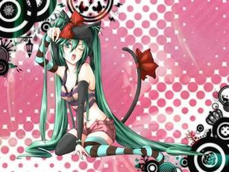 Miku Version Catgirl Wallpaper