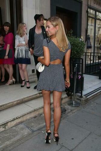 Kimberley Garner At The Ronnie Wood Raw Instinct Summer Party In