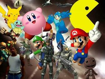 Heart Attack Wallpaper Video Game Character Compilation