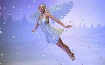Winter Angel Widescreen And Standard Screensaver