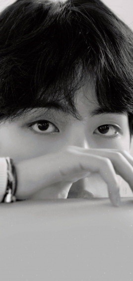Lockscreen Bts On Black And White Wallpaper