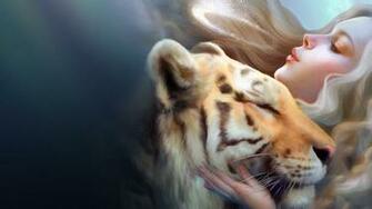Tiger Girl HD Wallpaper High Definition