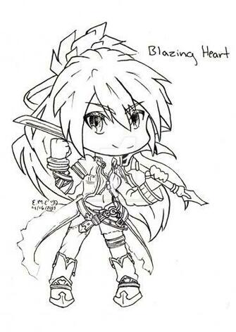 Elesis Blazing Heart Chibi By Silverdemon Eme