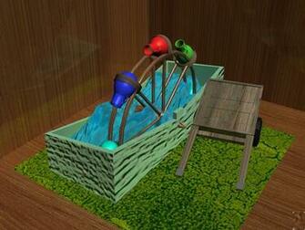 Primitive Technology Waterwheel Mill 3ds 3d Studio Max Software