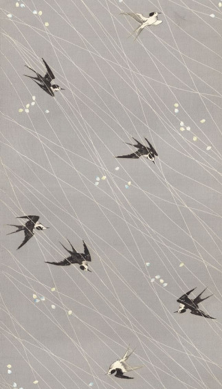 Swallow Bird Patterned iPhone Wallpaper