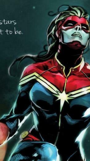 Captain Marvel Animated Phone Wallpaper HD