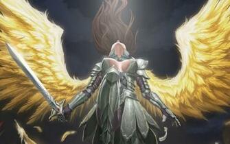 Angel Warrior Computer Wallpaper Desktop Background