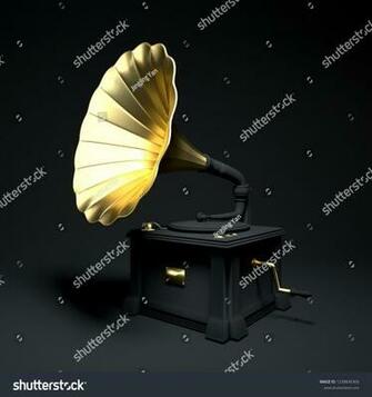 Cool Black And Gold Musical Instrument Decoration For Banner