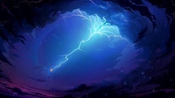 Lightning Wallpaper Top