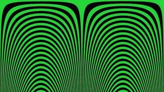 Optical Illusion Lines Background Band