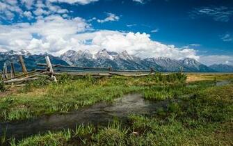 Mountains Snow Peaks Sky Clouds Scenic Wallpaper