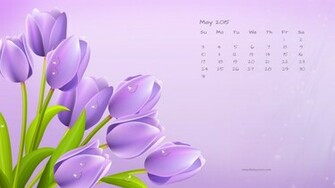 May Calendar Wallpaper HD Happy Holidays