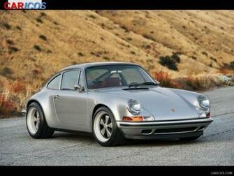 Singer Porsche Silver Front HD Wallpaper