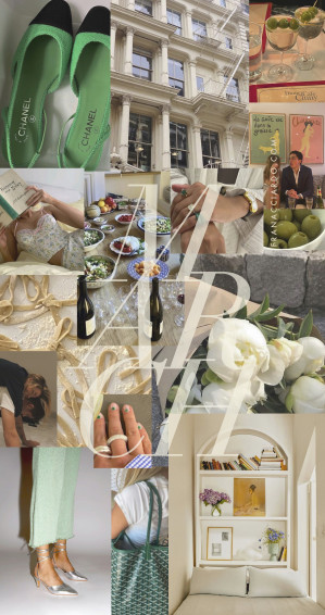 March Moodboard Desktop iPhone Wallpaper S