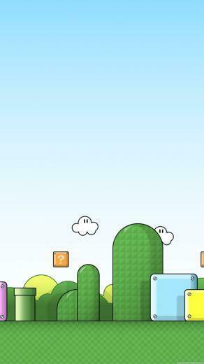 HD Super Mario Bros World Mobile Phone Wallpaper
