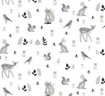 Woodland Animals Wallpaper Helen Gordon